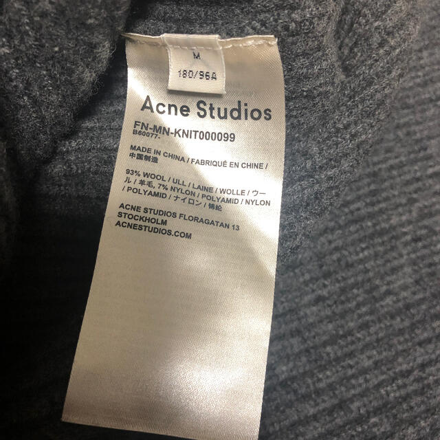 AcneStudios メランジウールハーフジッパーセーター 2