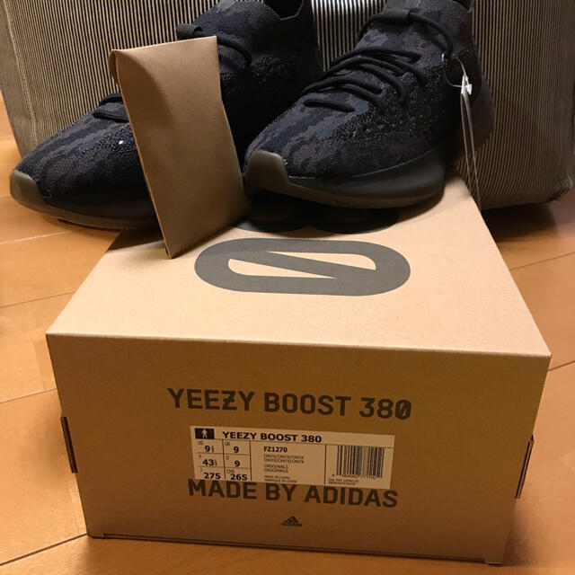 adidas YEEZY BOOST 380 ONYX 27.5