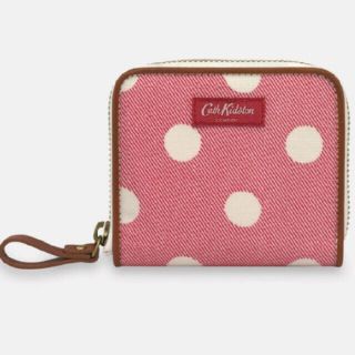 キャスキッドソン(Cath Kidston)のキャスキッドソン 折り財布 ドット ピンク(財布)