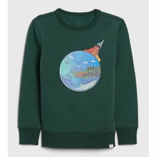 ギャップキッズ(GAP Kids)の今季Gapグラフィック クルーネック スウェットトレーナー(キッズ) 150㎝(Tシャツ/カットソー)