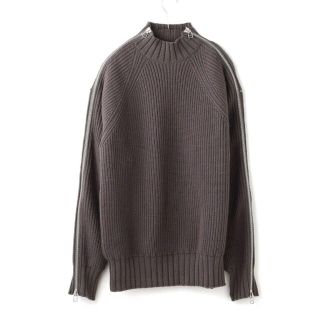 ジョンローレンスサリバン(JOHN LAWRENCE SULLIVAN)のZIPPED KNIT SWEATER(ニット/セーター)