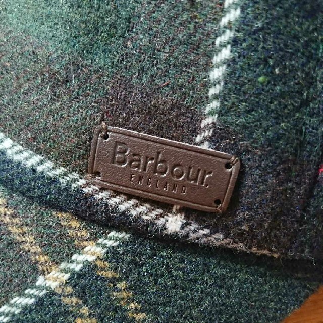 Barbour(バーブァー)の新品タグ付き バブアー Barbour ウールキャップ グリーン フリーサイズ メンズの帽子(キャップ)の商品写真