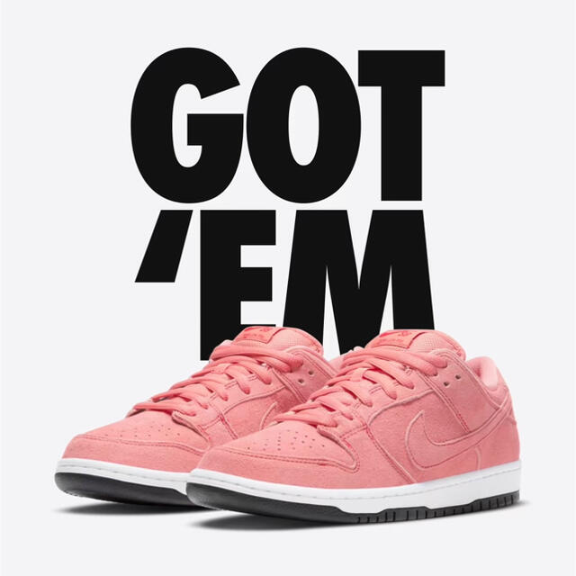 NIKE SB DUNK LOW PRO PRM PINK PING 28.5スニーカー