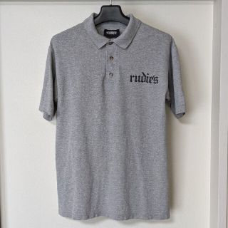 ルードギャラリー(RUDE GALLERY)の【RUDIE'S】 ポロシャツ  SMALL  グレー(ポロシャツ)