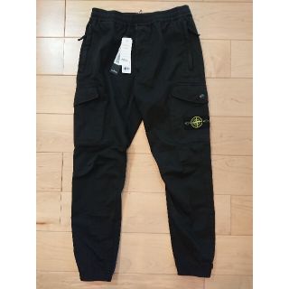 STONE ISLAND - ストーンアイランド カーゴパンツ 20FW W32 ブラック