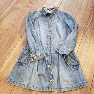 バーバリー(BURBERRY) デニムワンピース 子供 ワンピース(女の子)の
