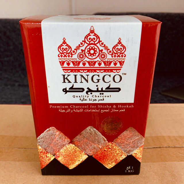 送料無料 KINGCO シーシャ 用炭3kg