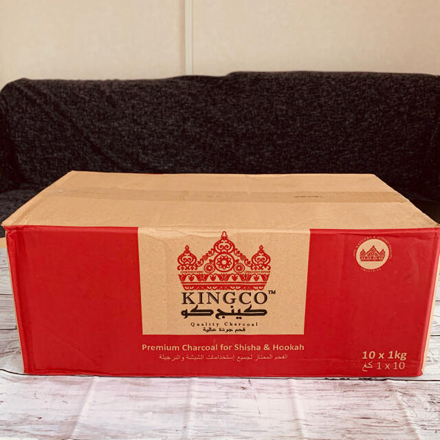 送料無料 KINGCO シーシャ 用炭3kg