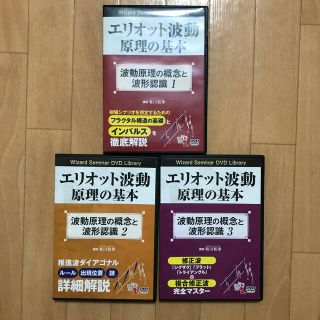 DVD エリオット波動原理の基本 波動原理の概念と波形認識 1～3：3巻セット(ビジネス/経済)