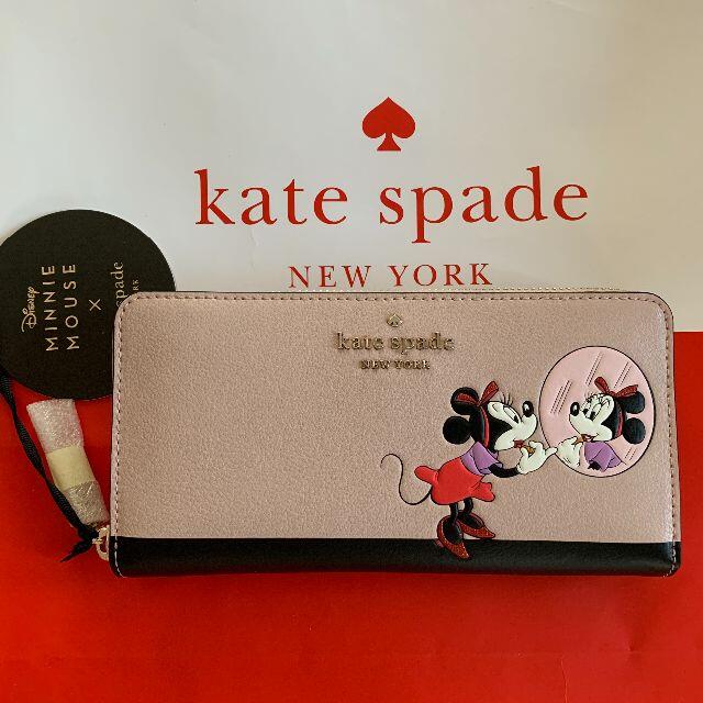 日本完売！限定！ケイトスペード×ミニーマウスコラボ！レトロなミニーの長財布 | フリマアプリ ラクマ
