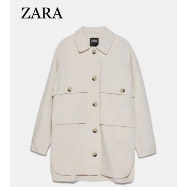 ★訳あり★ZARA オーバーサイズシャツジャケット | フリマアプリ ラクマ