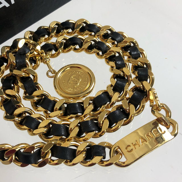 CHANEL シャネル チェーン ベルト コイン-