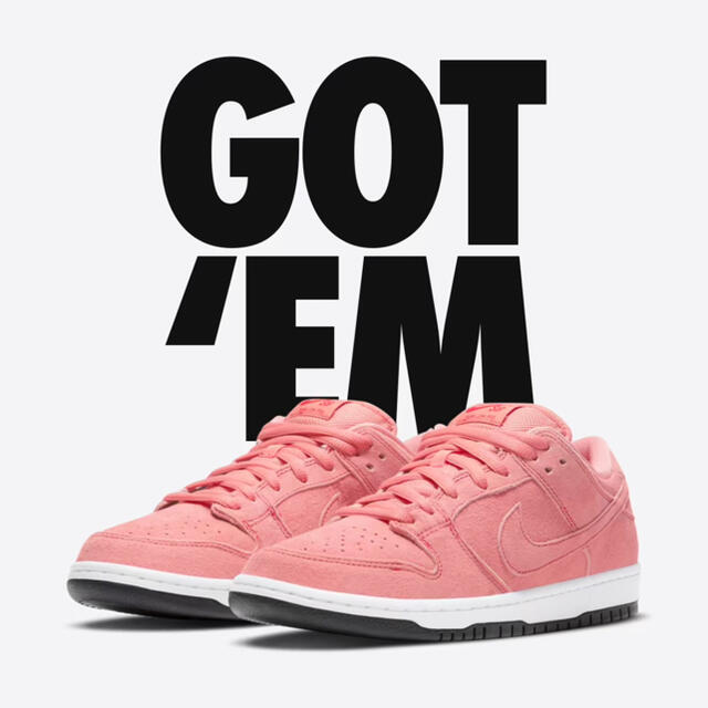 NIKESBDUNKLOW pink pig