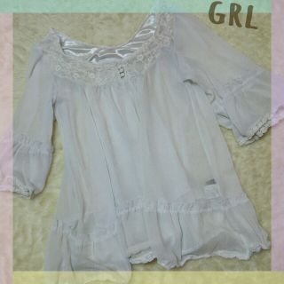 グレイル(GRL)のgrl♡ホワイトチュニック(チュニック)