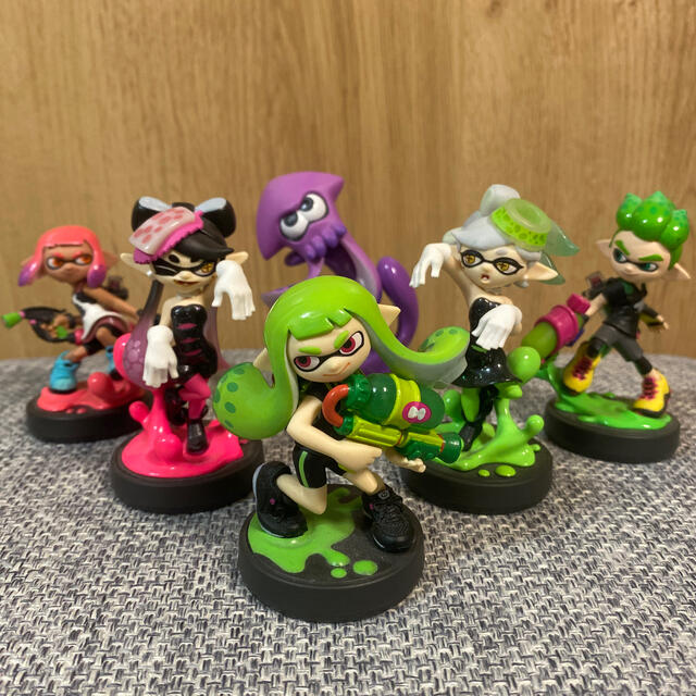 【amiibo】スプラトゥーン　アミーボ 6点セットのサムネイル