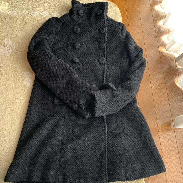 Durer(デュレル)のブラックコート レディースのジャケット/アウター(ロングコート)の商品写真