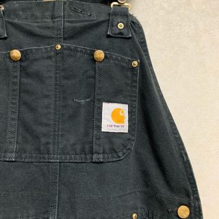 カーハート(carhartt)のCarhartt オーバーオール サロペット 黒(サロペット/オーバーオール)