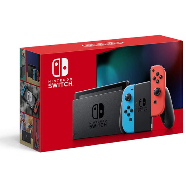 Nintendo Switch(ニンテンドースイッチ)のNintendo Switch JOY-CON(L) ネオンブルー/(R) ネオ エンタメ/ホビーのゲームソフト/ゲーム機本体(家庭用ゲーム機本体)の商品写真