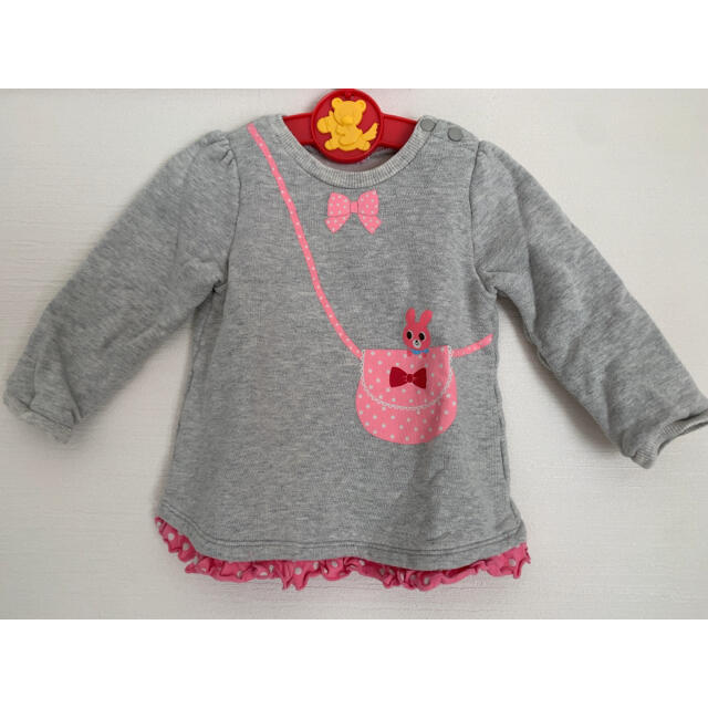 HOT BISCUITS(ホットビスケッツ)のhot biscuits★mikihouse  トレーナー キッズ/ベビー/マタニティのキッズ服女の子用(90cm~)(Tシャツ/カットソー)の商品写真