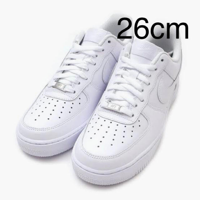 NIKE(ナイキ)の26cm NIKE AIR FORCE 1 ナイキ エアフォース1 白 メンズの靴/シューズ(スニーカー)の商品写真