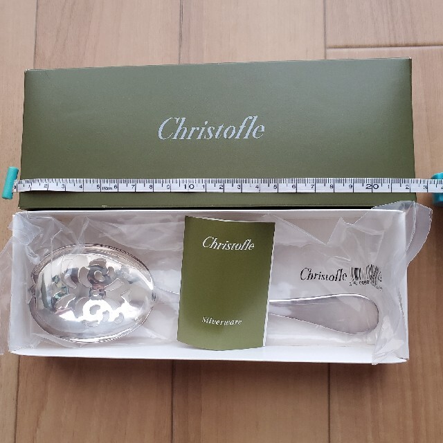 未使用箱入り☆クリストフル 穴あきスプーン 未使用箱入り☆クリストフル 穴あきスプーン