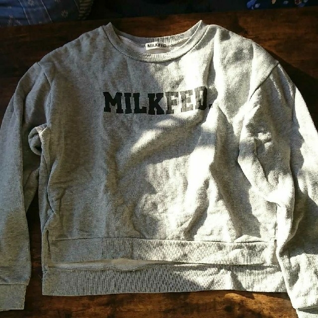 MILKFED.(ミルクフェド)のミルクフェド 裏起毛トレーナー(グレー) レディースのトップス(トレーナー/スウェット)の商品写真