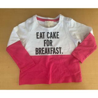 ケイトスペードニューヨーク(kate spade new york)の新品　未使用　Kate spade ロンT ピンク　女の子　Tシャツ(Tシャツ/カットソー)