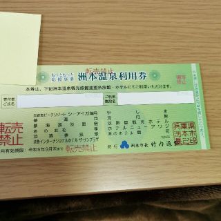 【ほのぴー様専用】洲本温泉利用券5万円(宿泊券)