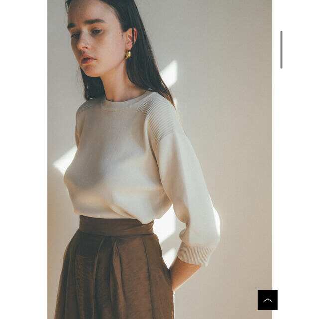 STUDIOUS(ステュディオス)のCLANE 新品完売HALF SLEEVE BASIC COMPACT KNIT レディースのトップス(カットソー(半袖/袖なし))の商品写真