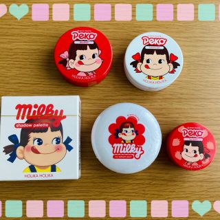 ホリカホリカ(Holika Holika)の【限定コラボ5点】ペコちゃんホリカホリカ　チークアイシャドウハイライトリップ(その他)