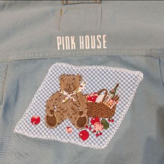 PINK HOUSE - ピンクハウス クマ くすみブルー ジャケット ブルー