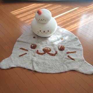 しろたん ビーズクッション&ラグ(ビーズソファ/クッションソファ)