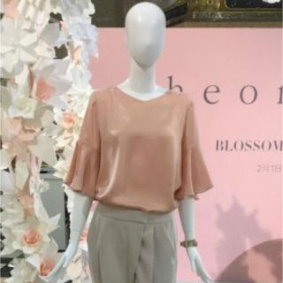 セオリーリュクス(Theory luxe)のtheory luxe イベント限定アイテム ウォッシャブル シルク ブラウス(シャツ/ブラウス(半袖/袖なし))