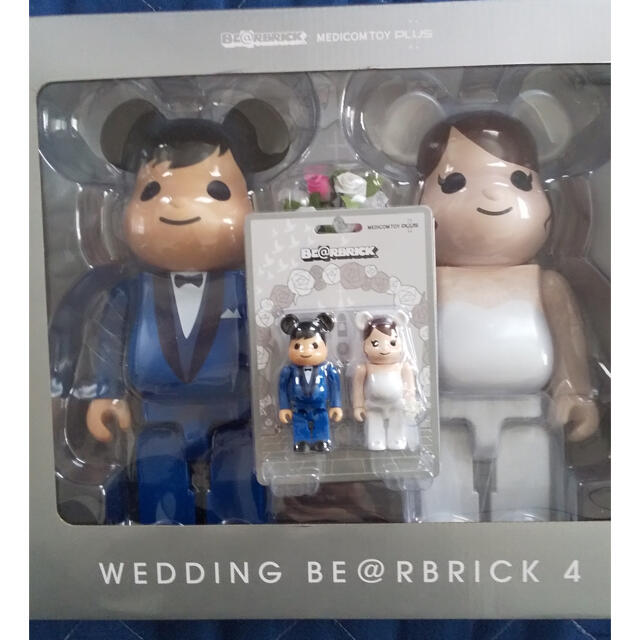 フィギュアBE@RBRICK グリーティング結婚 4 PLUS 400％&100%セット