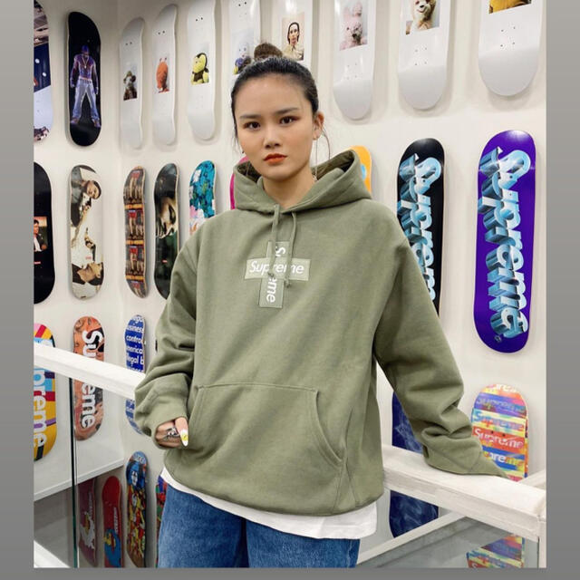 supreme 2020fw パーカー