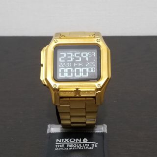 ニクソン(NIXON)のNIXON Regulus Stainless SteelAll Gold(腕時計(デジタル))