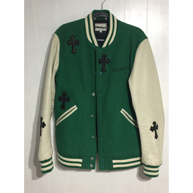 最終値下げleather cross custom jacket green