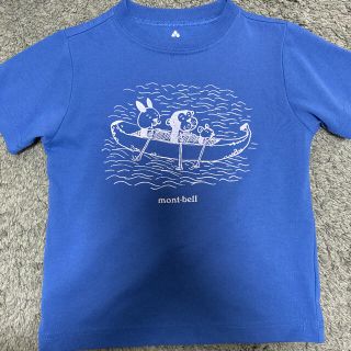 モンベル(mont bell)のmontbell Tシャツ美品　春夏カットソーサイズ110(Tシャツ/カットソー)