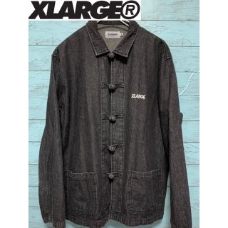 エクストララージ(XLARGE)のXLARGE チャイナデニムジャケット カンフーシャツ(シャツ)