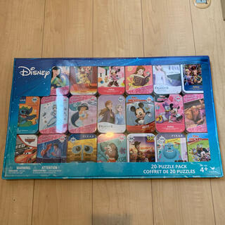 ディズニー(Disney)の新品未使用 ディズニーキャラクター ジグソーパズル 20缶セットアナ雪ミッキー(キャラクターグッズ)