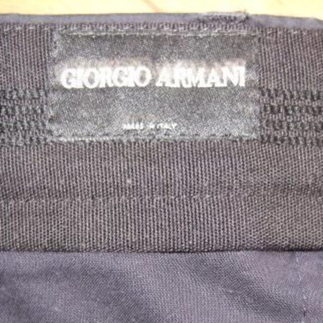 Giorgio Armani(ジョルジオアルマーニ)のKING OF MILANO ジョルジオ アルマーニ ランウェイ ワイドパンツ紺 メンズのパンツ(スラックス)の商品写真