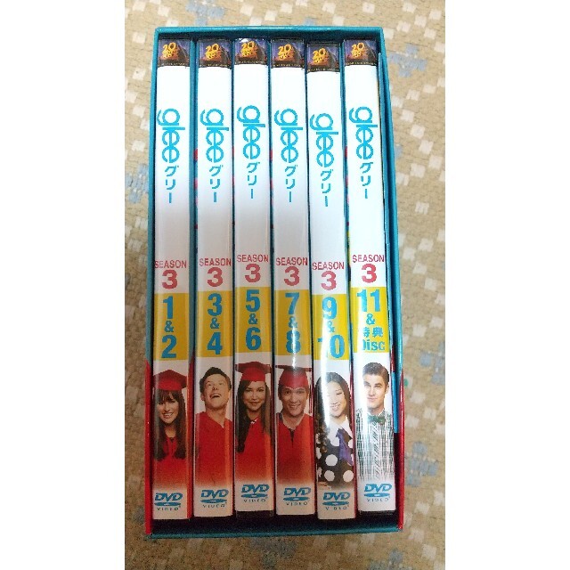 gleeシーズン3 DVDボックス エンタメ/ホビーのDVD/ブルーレイ(TVドラマ)の商品写真