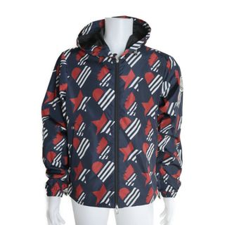 モンクレール(MONCLER)のMONCLER モンクレール ジーニアス DORFMAN  ナイロンジャケット 4113505 539L5 ナイロン   ネイビー レッド   3【本物保証】(ナイロンジャケット)