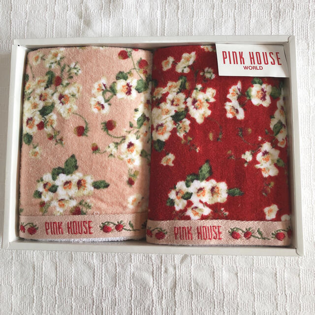 PINK HOUSE - PINK HOUSE ピンクハウス タオル フェイスタオル PINK HOUSE - PINK HOUSE ピンクハウス タオル フェイスタオル