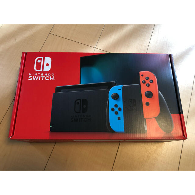 新品未開封　任天堂　ニンテンドースイッチ　ネオンブルー  レッド　本体　送料込み