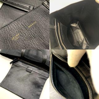 celine - 鑑定済!正規品✨CELINE セリーヌ レザー トートバッグ 型