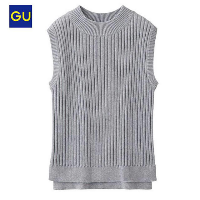 GU(ジーユー)のGU ノースリーブニット レディースのトップス(シャツ/ブラウス(半袖/袖なし))の商品写真