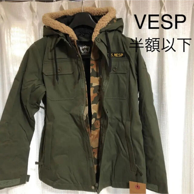 新品未使用 VESP ベスプ 3wayミリタリージャケットⅢ オリーブ S ...