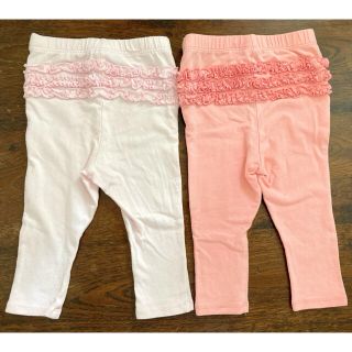 オールドネイビー(Old Navy)のオールドネイビー　フリルレギンス　2枚セット　12〜18Ｍ(パンツ)