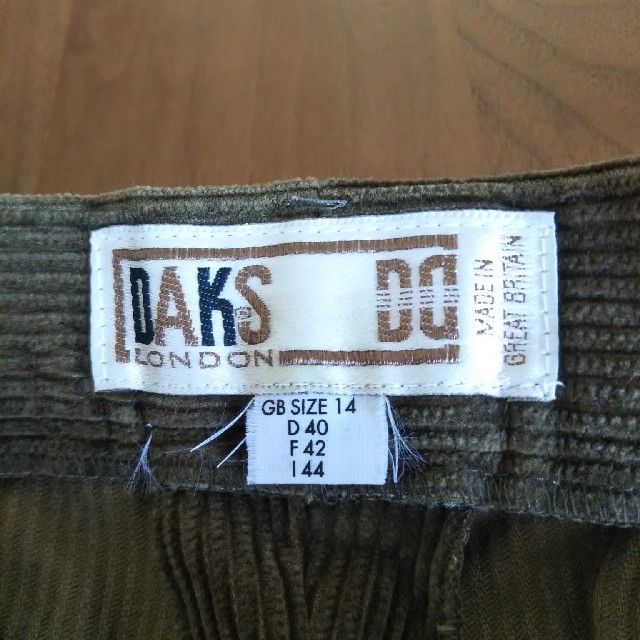 DAKS(ダックス)のDAKS LONDON コーデュロイ パンツ タグつき レディースのパンツ(カジュアルパンツ)の商品写真